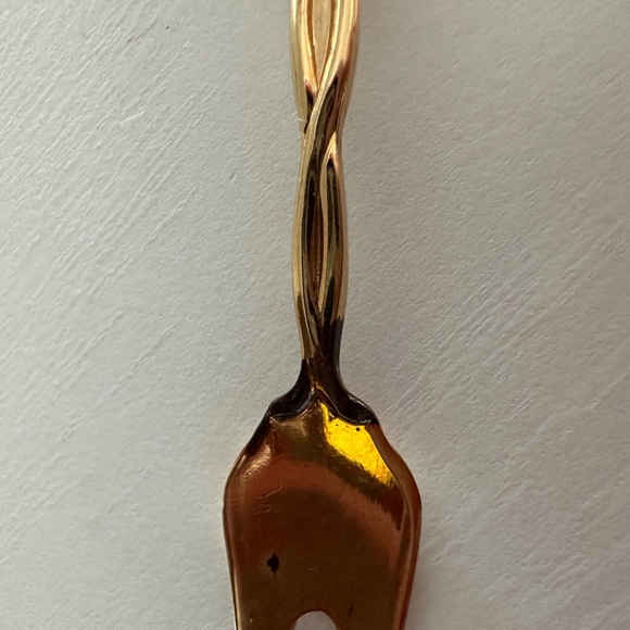 VINTAGE STAMPED NILS JOHAN E.R.NS. ALP. ORNATE COCKTAIL FORK - Picture 13 of 16